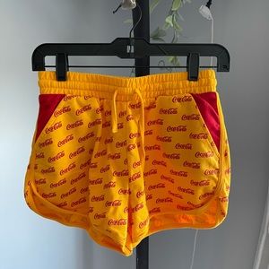 coca-cola sweat shorts from disney springs store